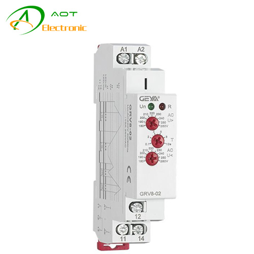 AC/DC supply voltage single phase 10A monitoring voltage relay