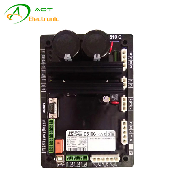 Generator Automatic Voltage Regulator AVR D510C with Software